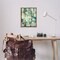 Stupell Industries Restless Green Abstraction Framed Floater Canvas Wall Art Design by Lisa Ridgers
